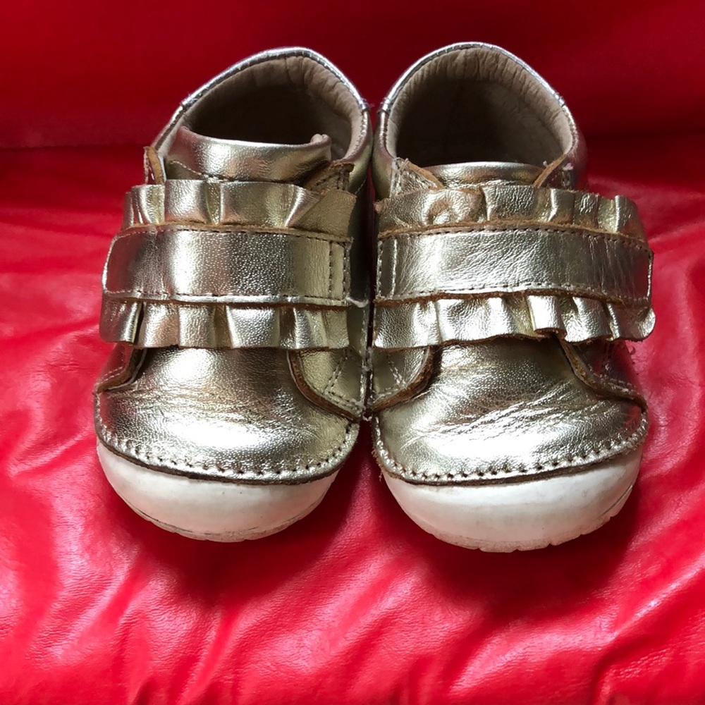 Old Soles Gold Ruffle Sneakers Toddler 6